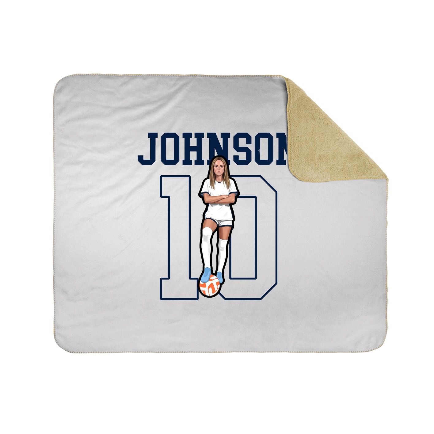 50x60 Sherpa Lined Throw Blanket