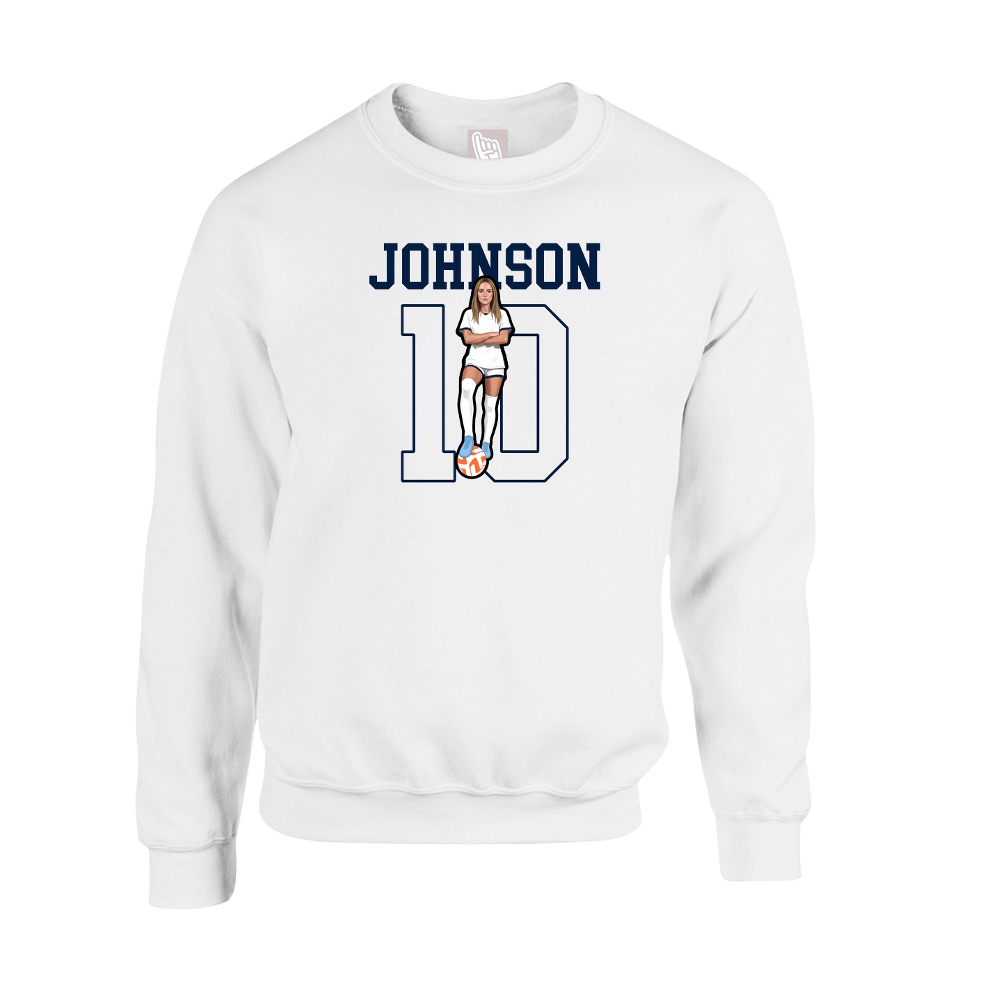 Fleece Crew — Shirsey in White