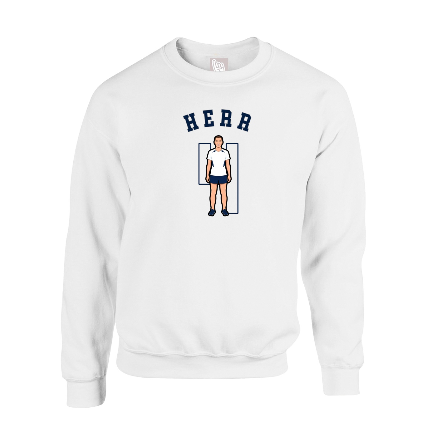 Fleece Crew — Classic in White
