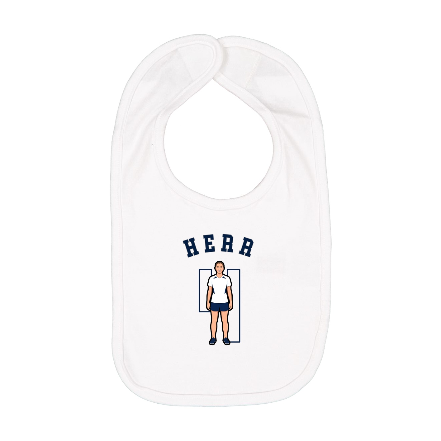 Infant Bib — Classic in White