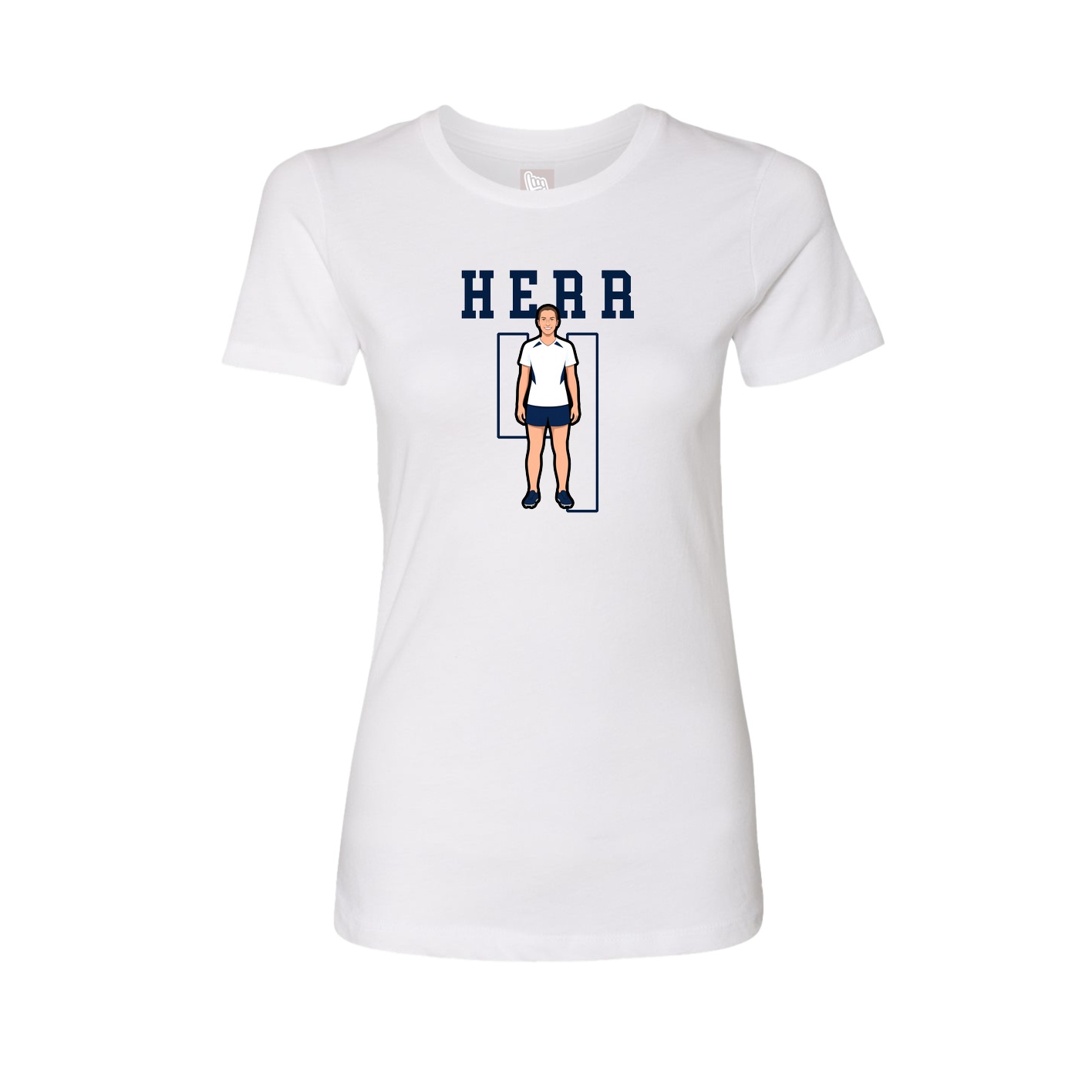 Womens Tee — Classic in White