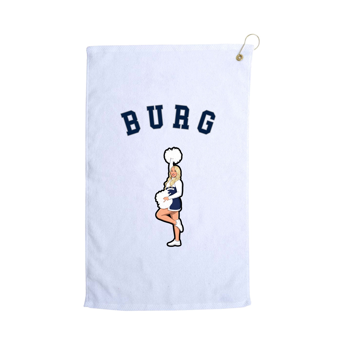 Golf Towel — Shirsey Arch in White