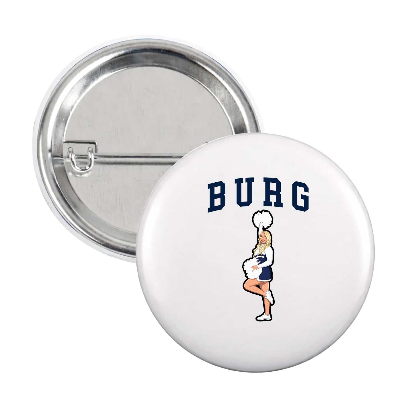 Game Day Button — Shirsey in White