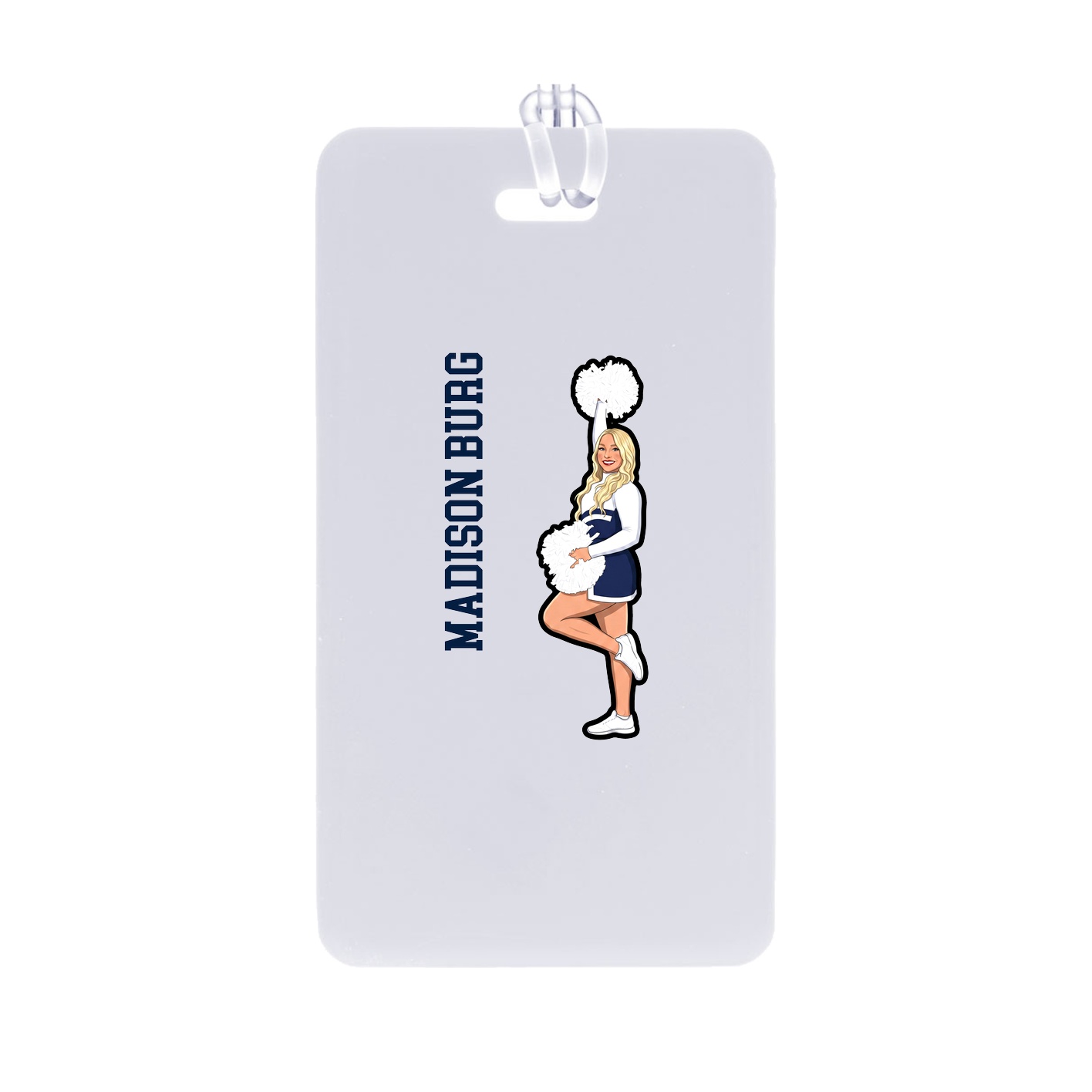 Bag Tag — Name Vertical in Classic