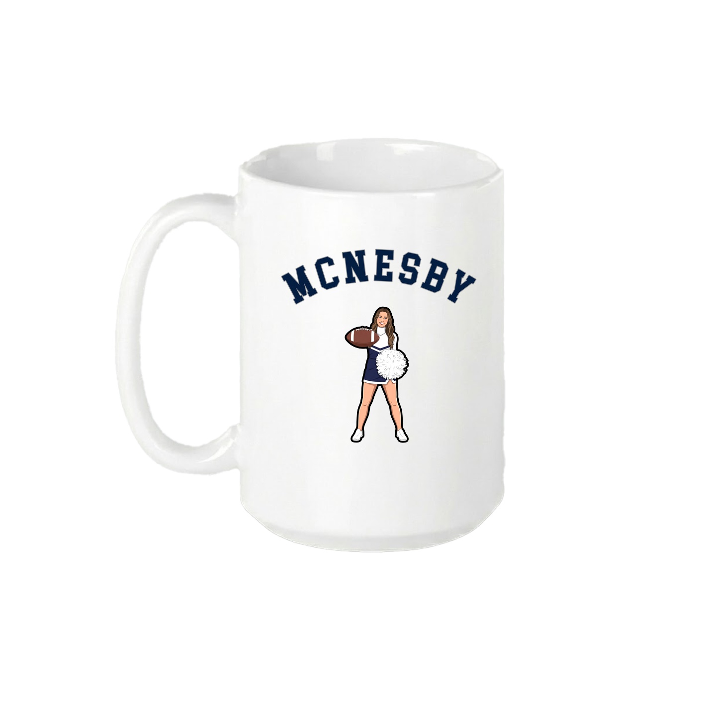 15oz Coffee Mug — Shirsey Arch in White