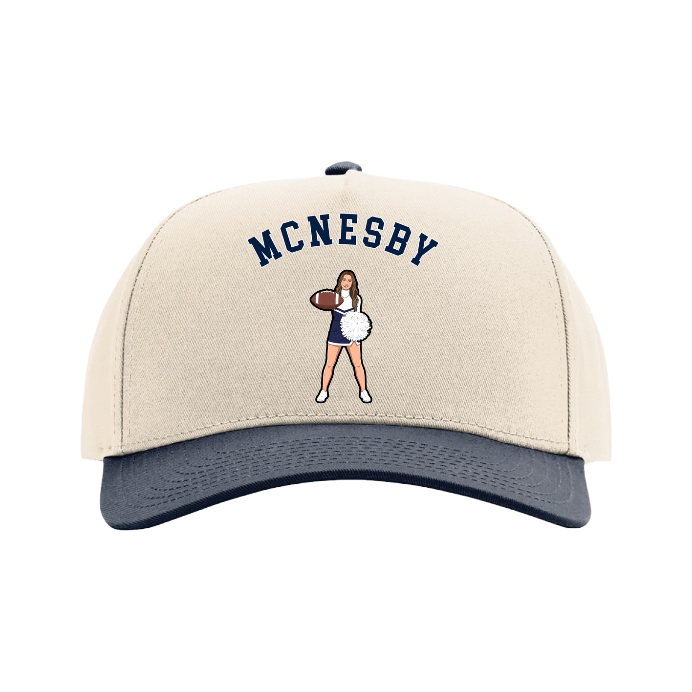 Full Fabric Five-Panel Champ Cap