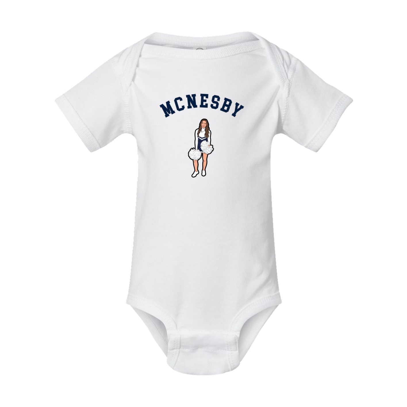 Baby Onesie — Shirsey Arch in White