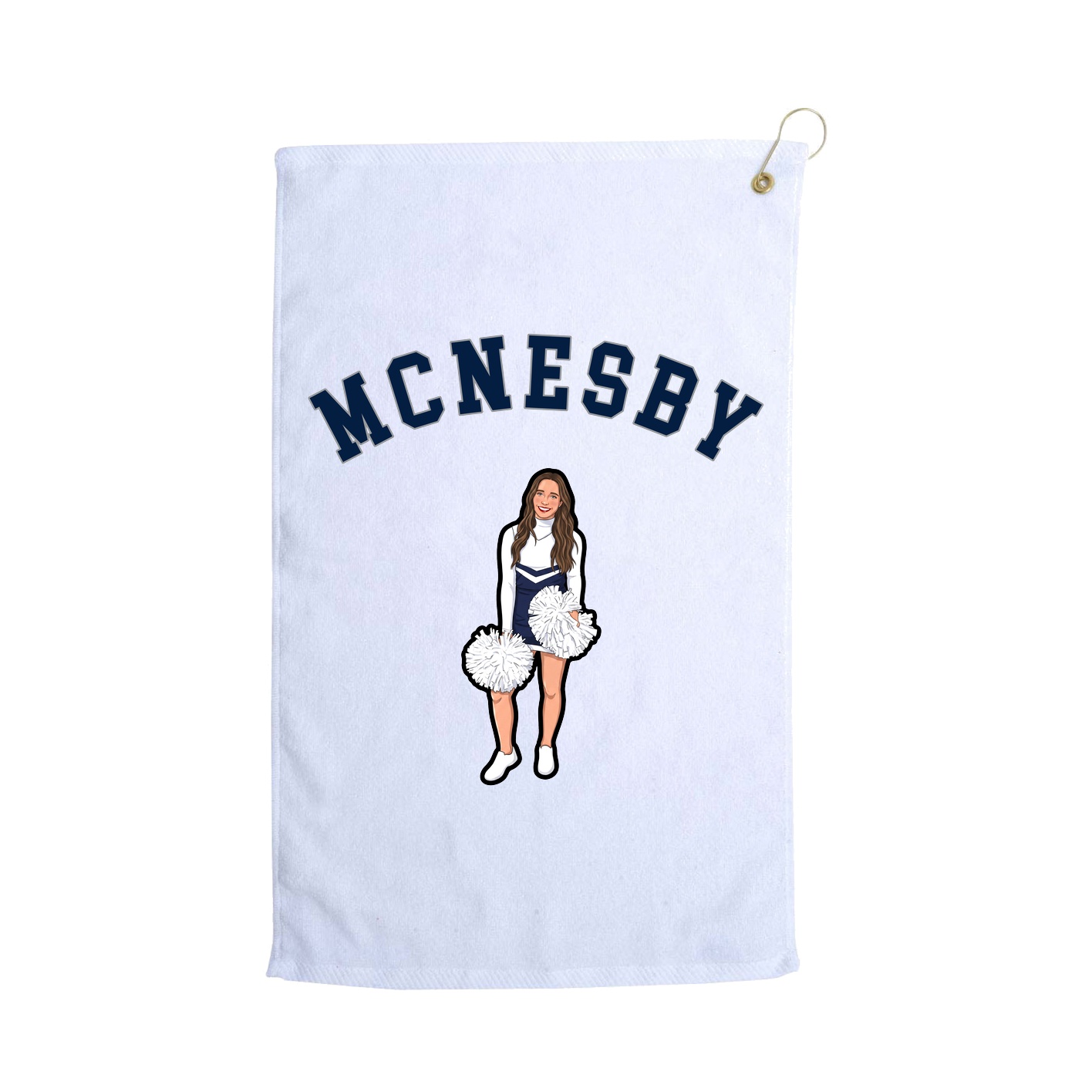 Golf Towel — Shirsey Arch in White