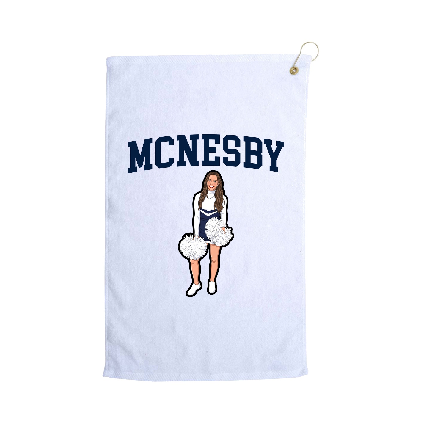 Golf Towel — Shirsey in White
