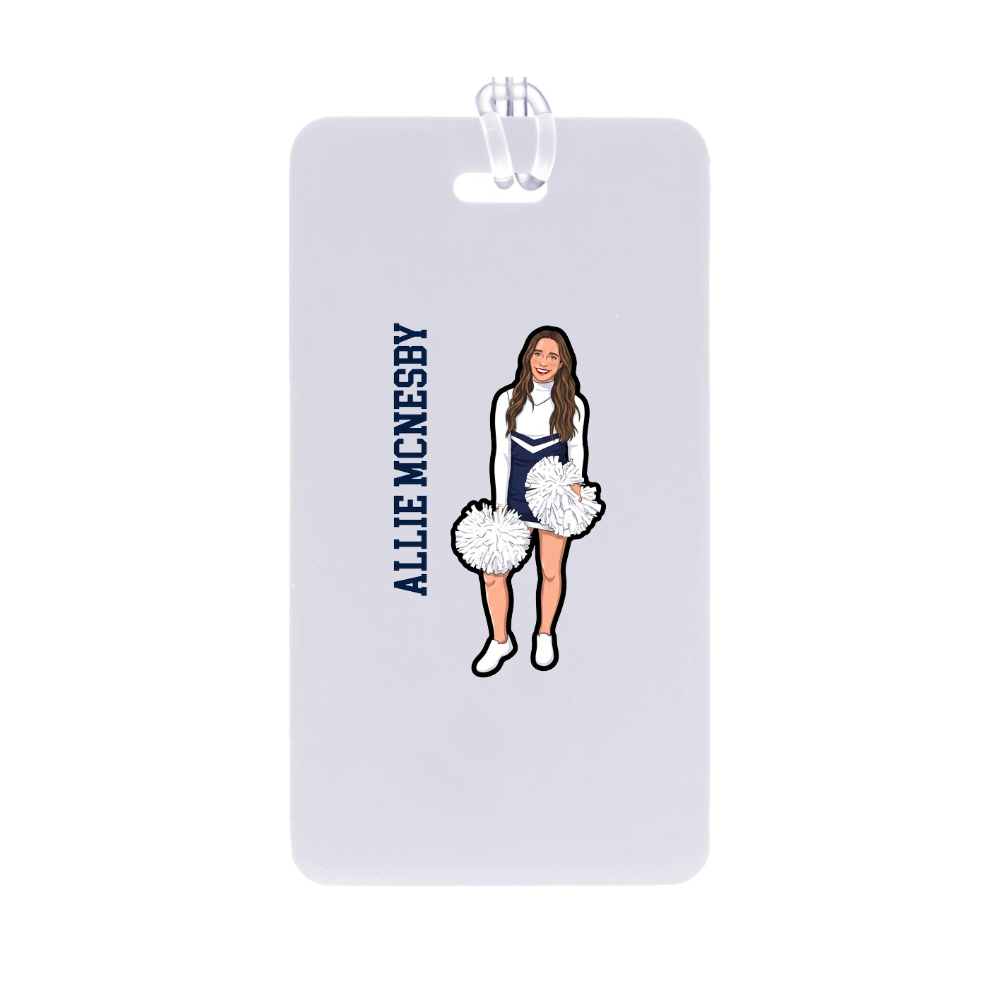 Bag Tag — Name Vertical in Classic