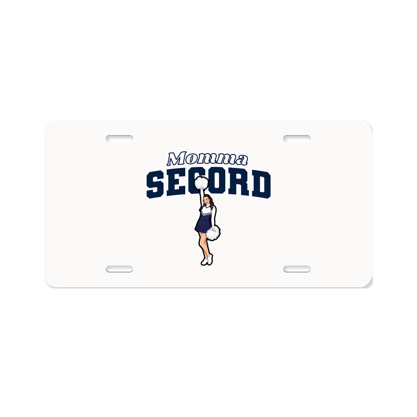 License Plate — Mothers Day Block in Classic