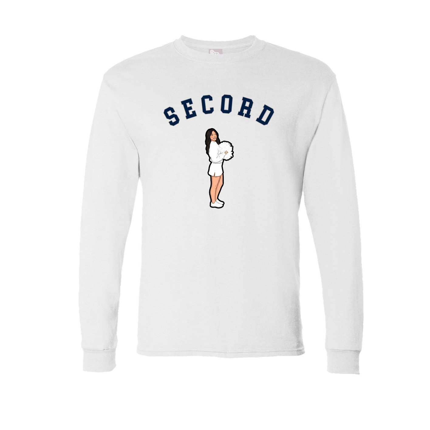 Long Sleeve Tee — Shirsey Arch in White