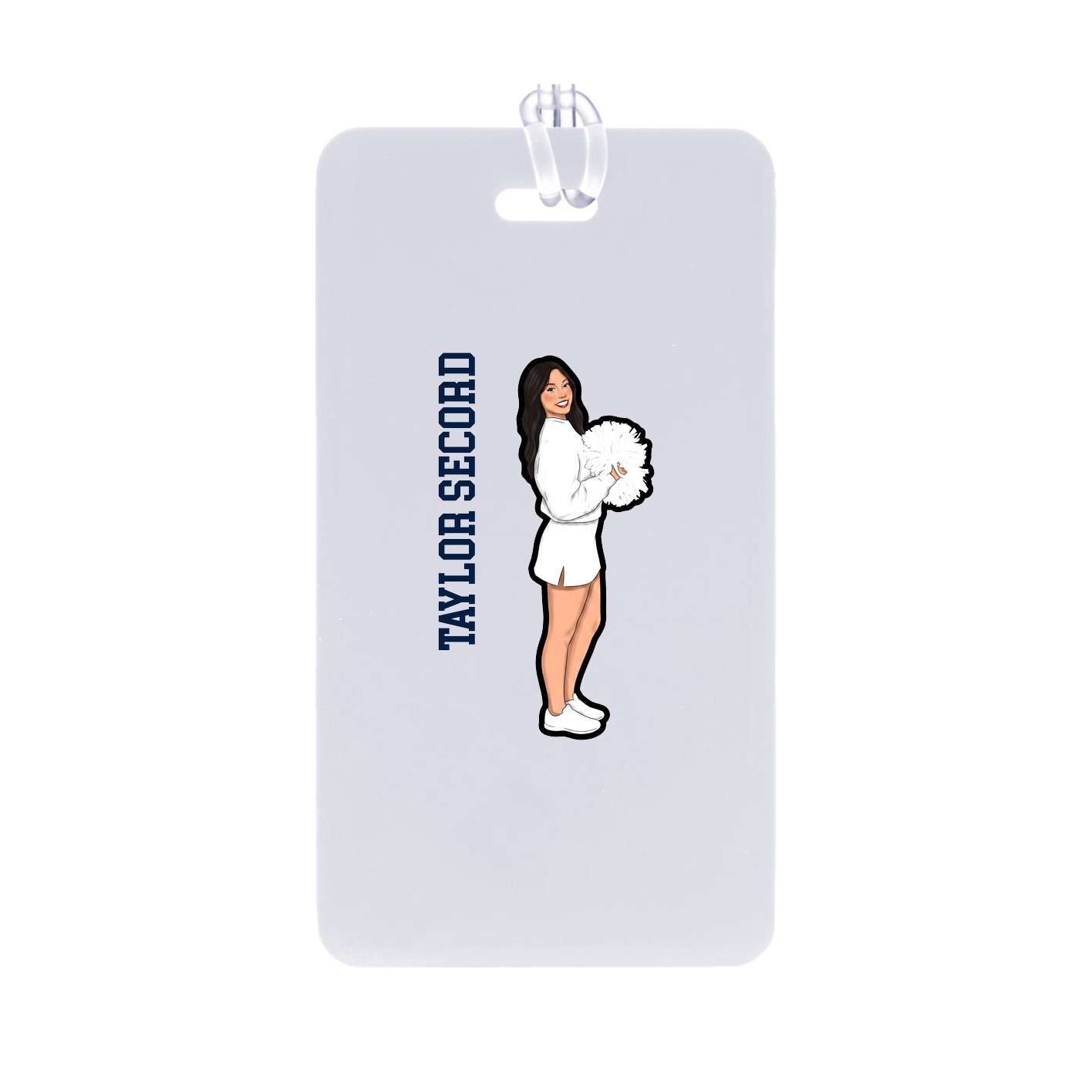 Bag Tag — Name Vertical in Classic