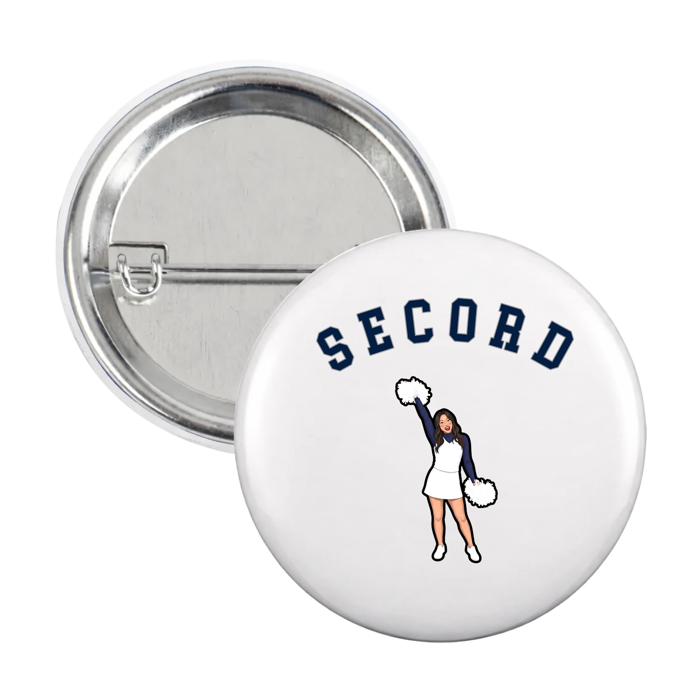 Game Day Button — Shirsey Arch in White