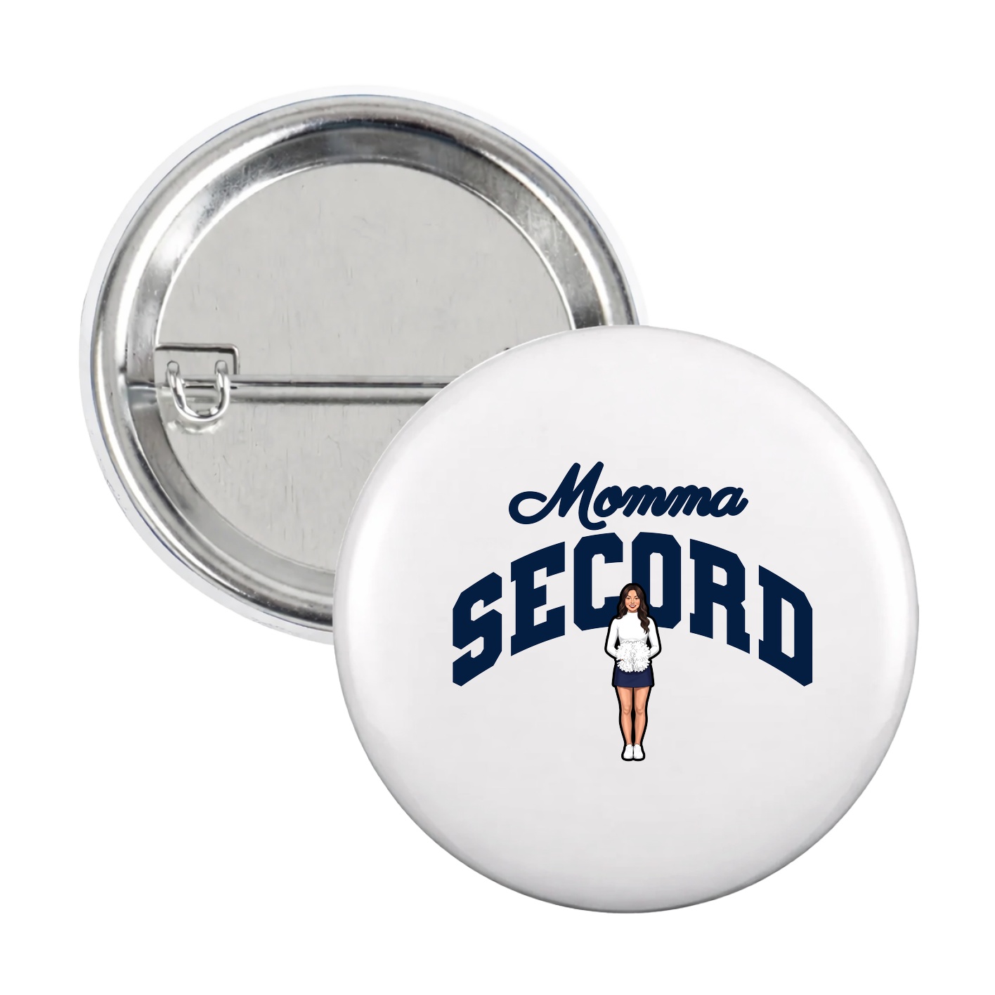 Game Day Button — Mothers Day Arch in White