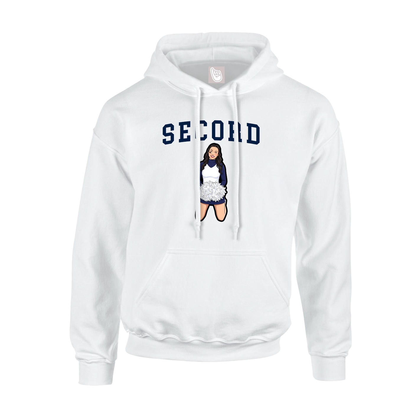 Hoodie — Shirsey in White