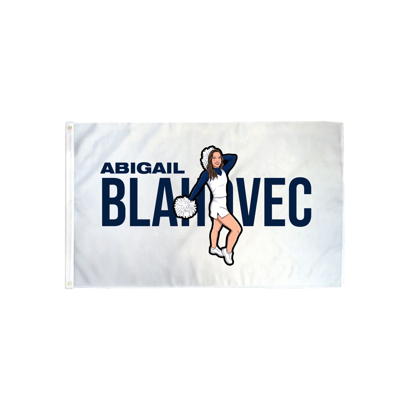 3x5 Flag — Player Name in Classic