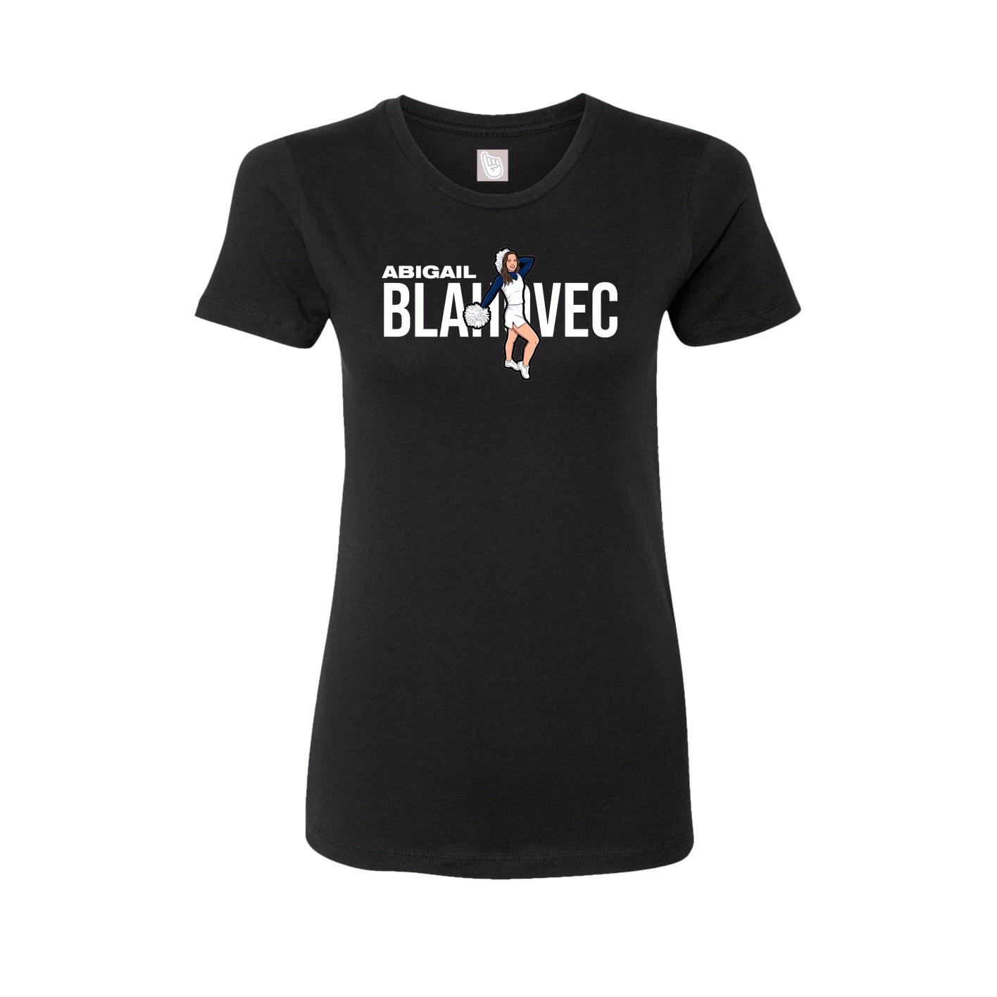 Womens Tee — Player Name in Black