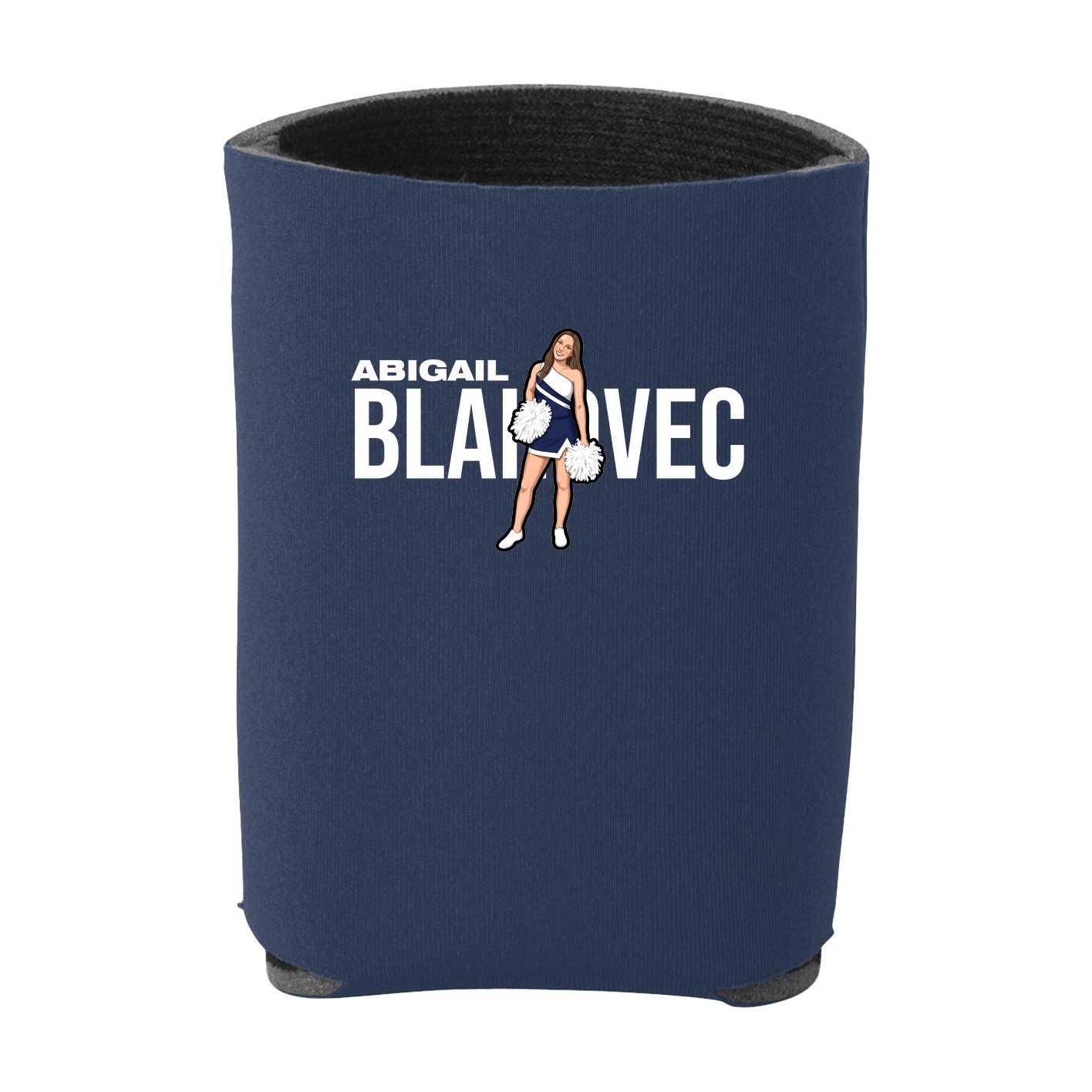 Can Holder — Player Name in Navy