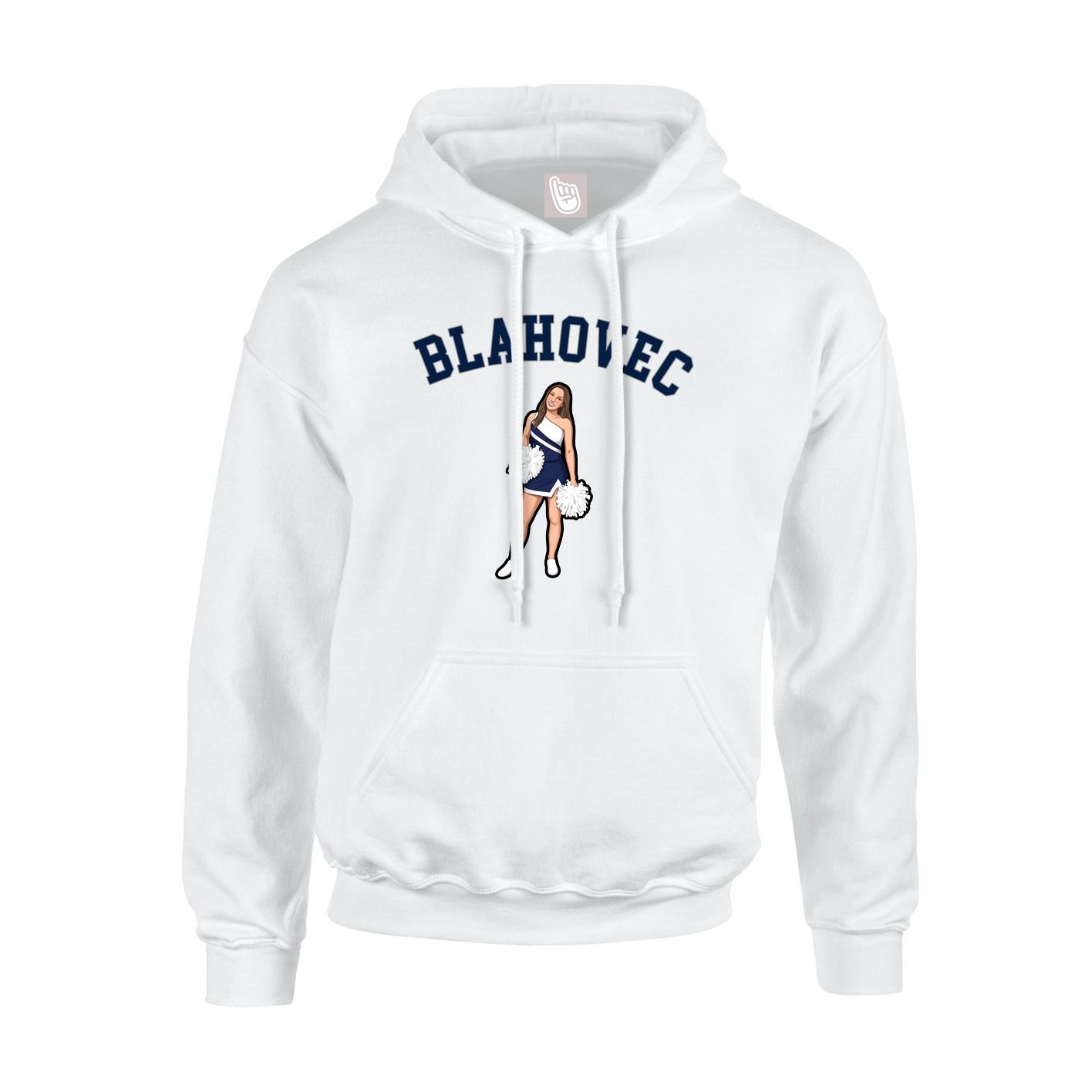Hoodie — Shirsey Arch in White