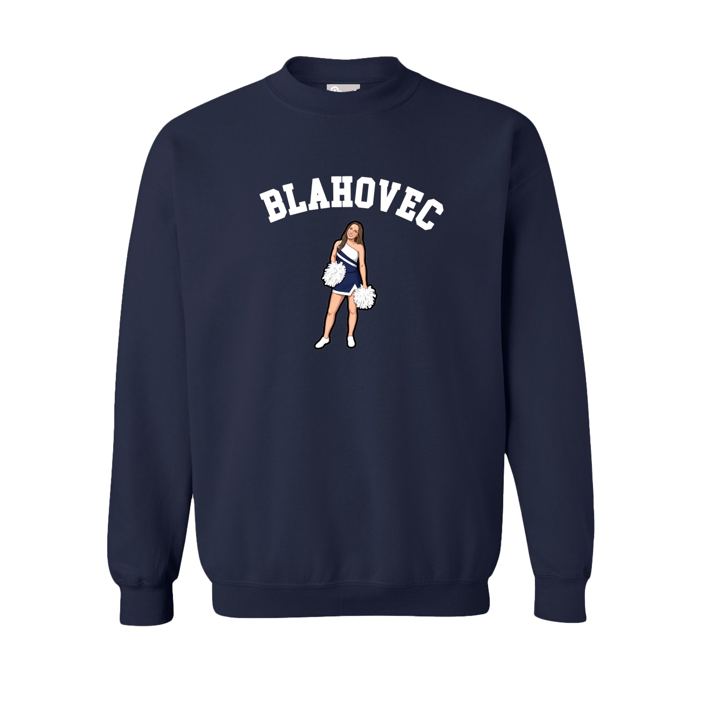 Fleece Crew — Shirsey Arch in Navy