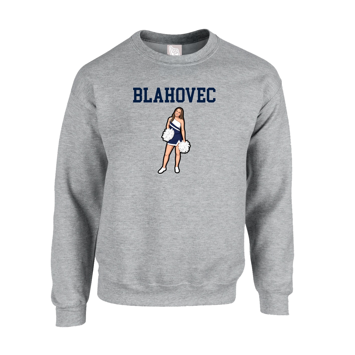 Fleece Crew — Shirsey in Grey