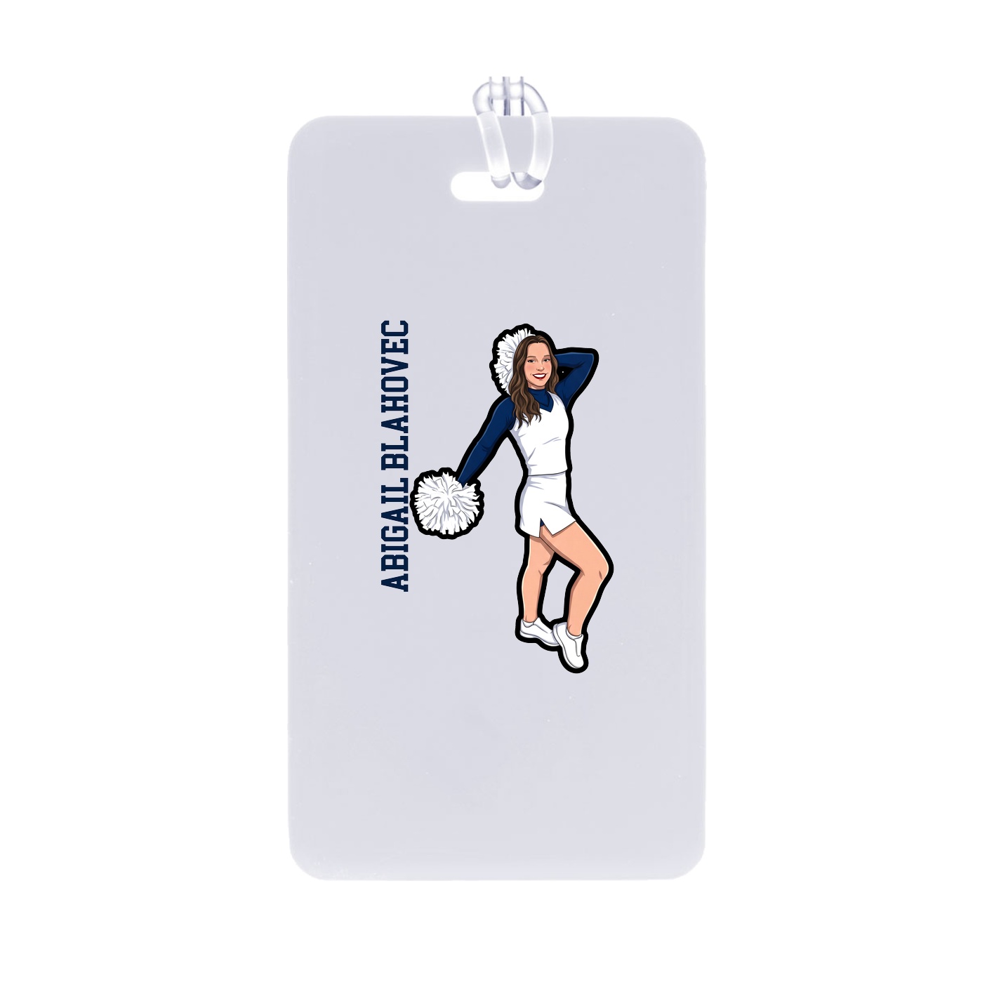 Bag Tag — Name Vertical in Classic