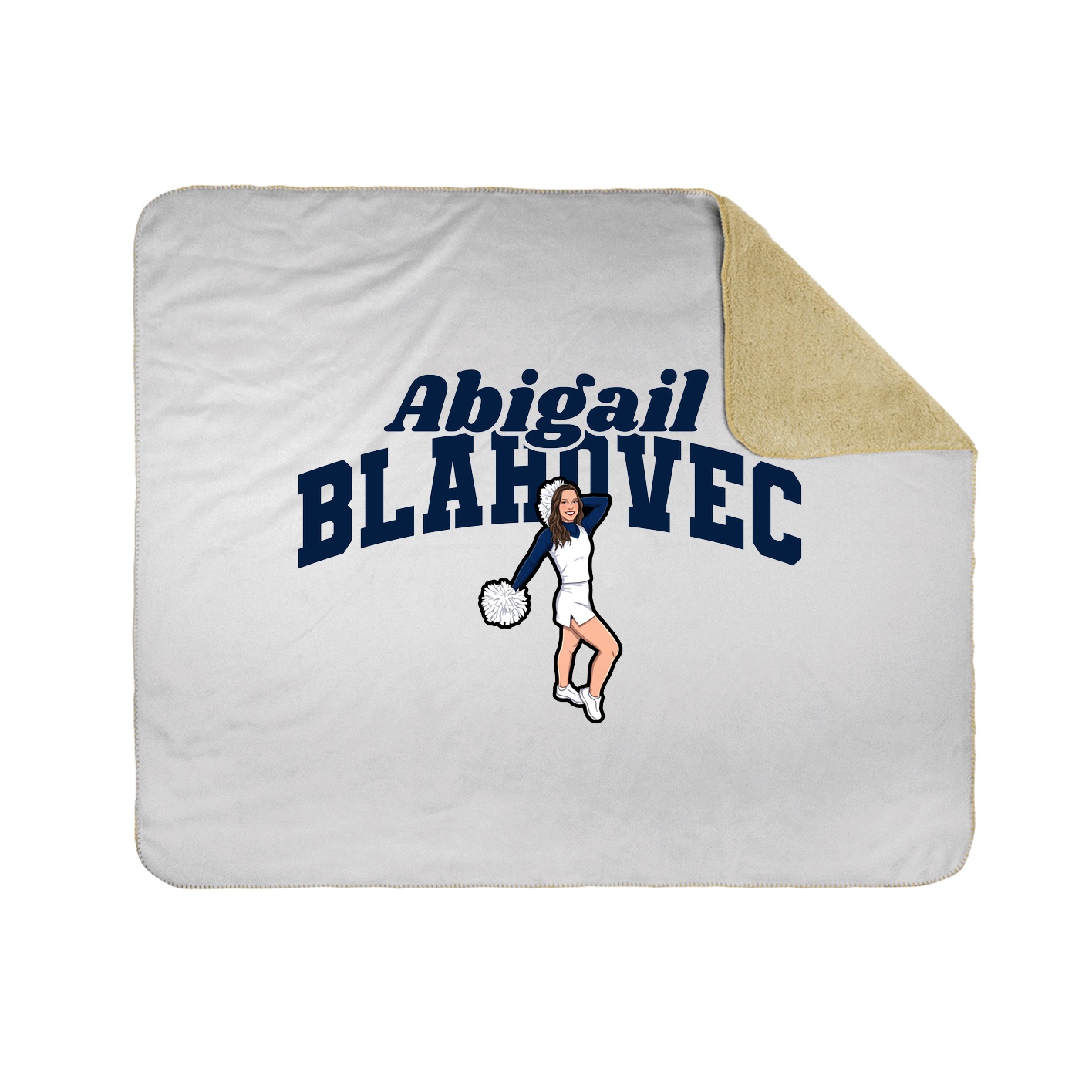 Throw Blanket — Signature Arch in White