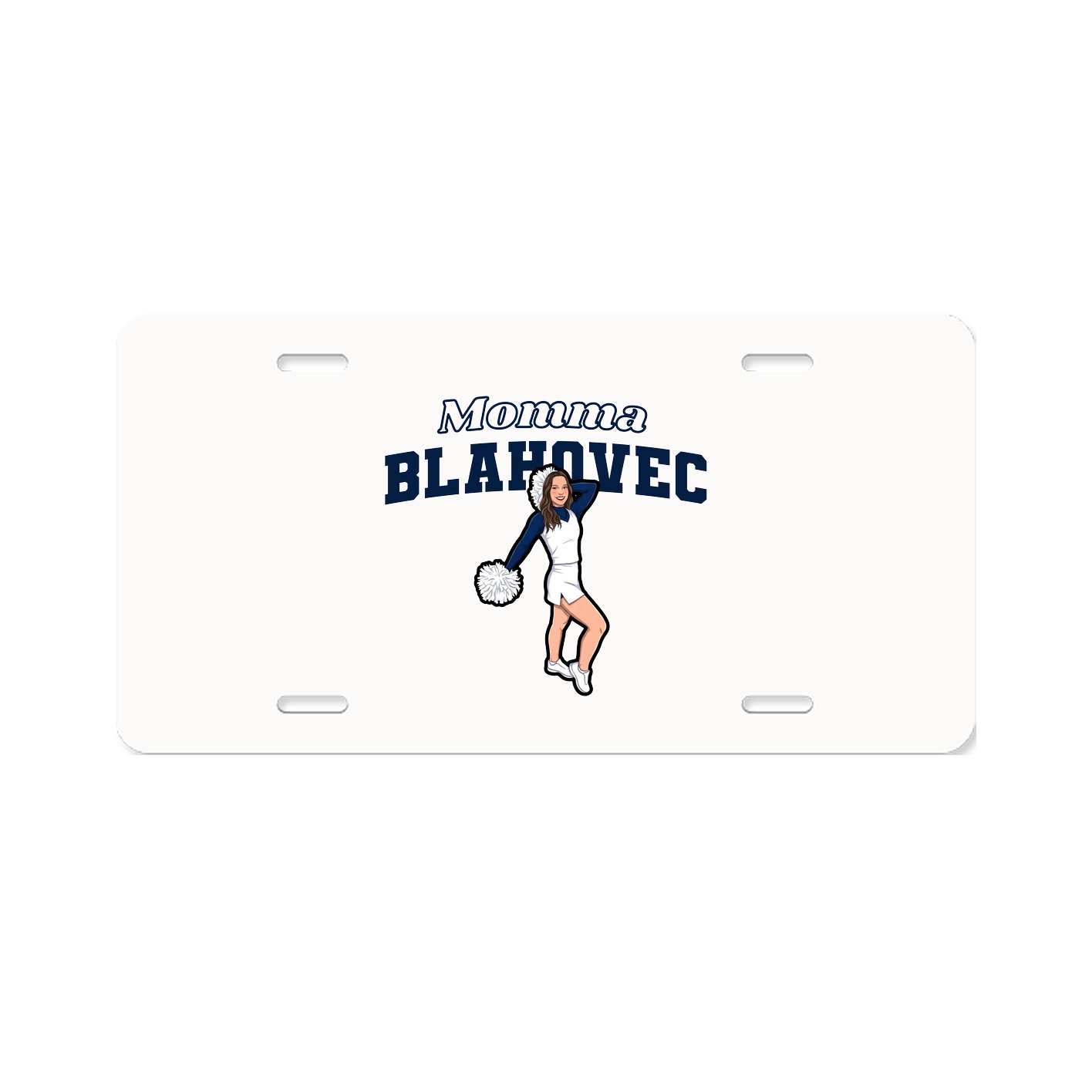 License Plate — Mothers Day Block in Classic
