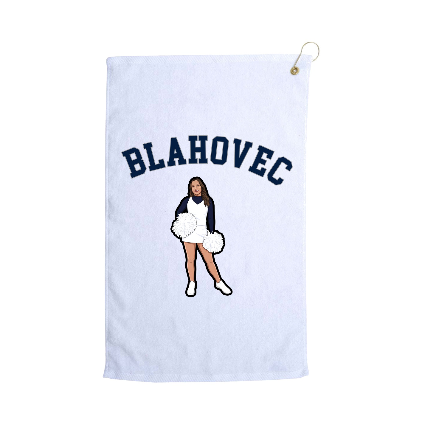 Golf Towel — Shirsey Arch in White