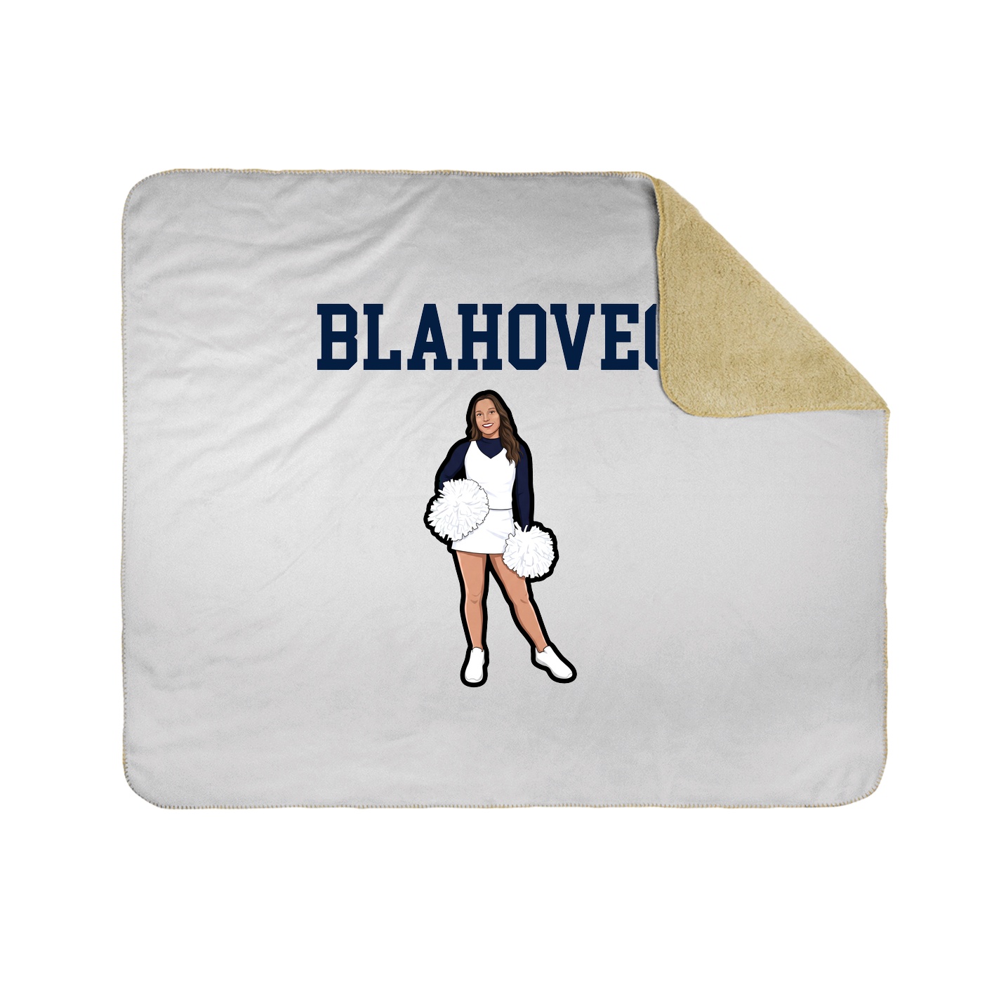 Throw Blanket — Shirsey in White
