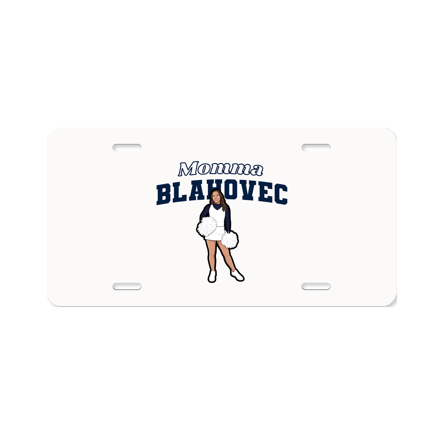 License Plate — Mothers Day Block in Classic