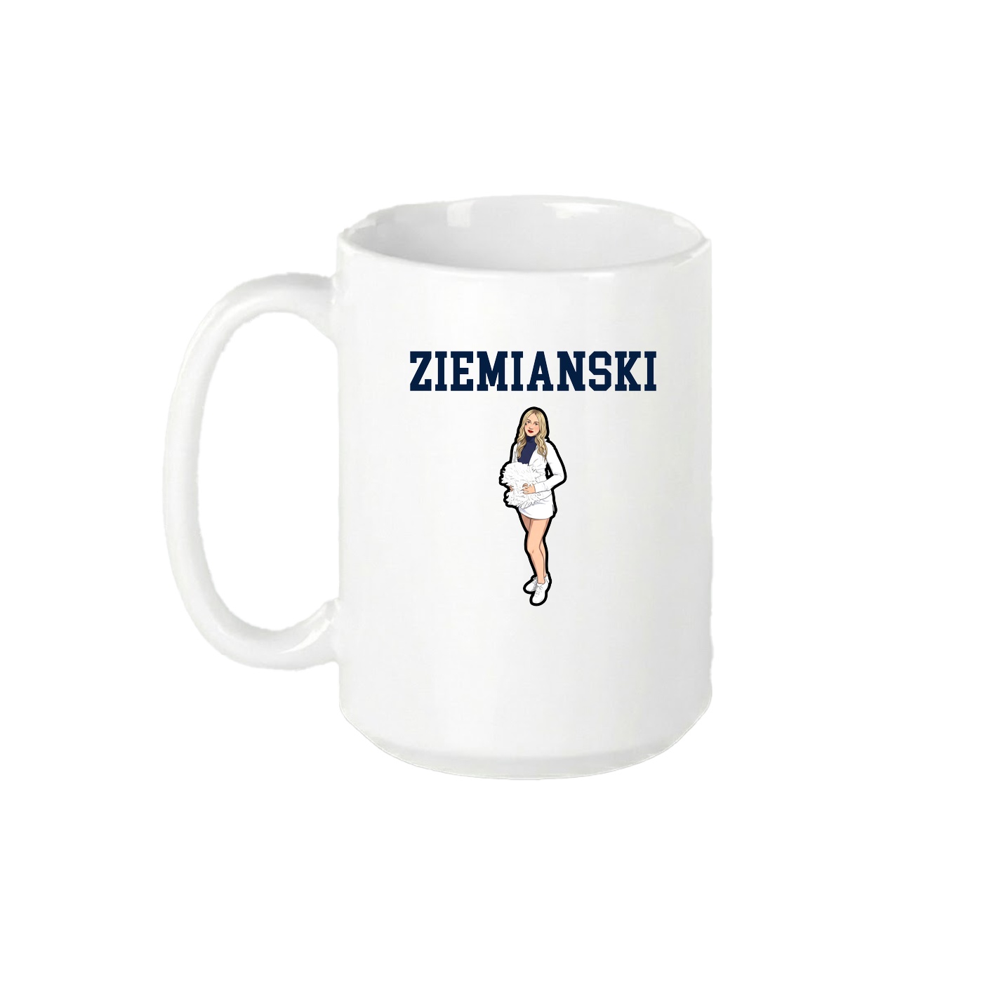 15oz Coffee Mug — Shirsey in White