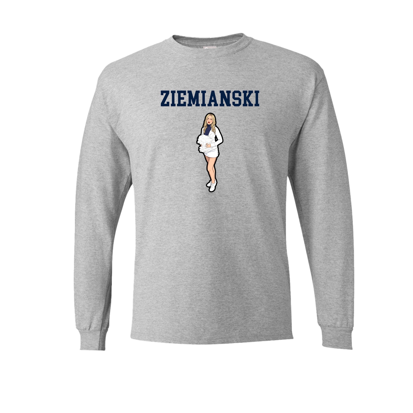 Long Sleeve Tee — Shirsey in Grey