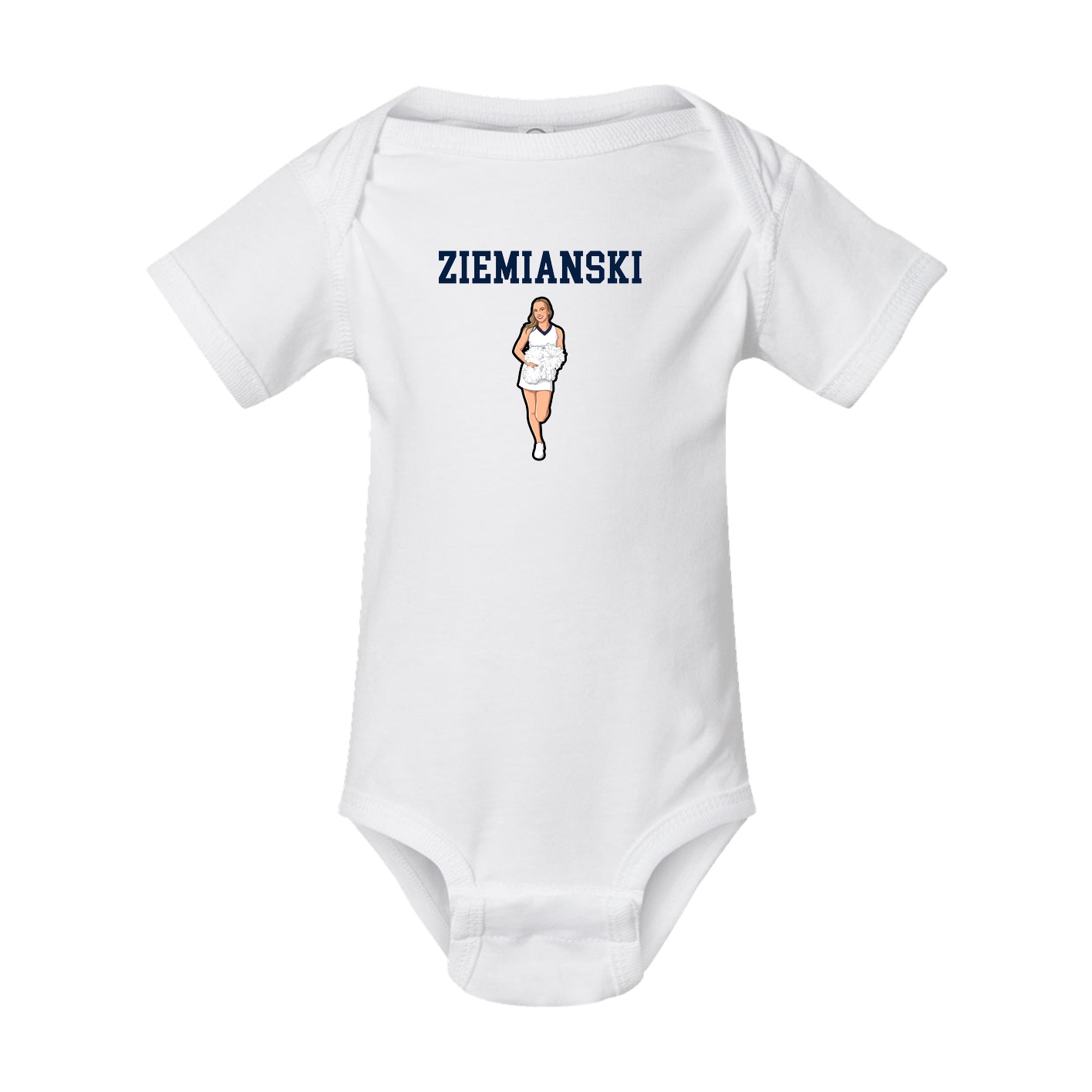 Baby Onesie — Shirsey in White