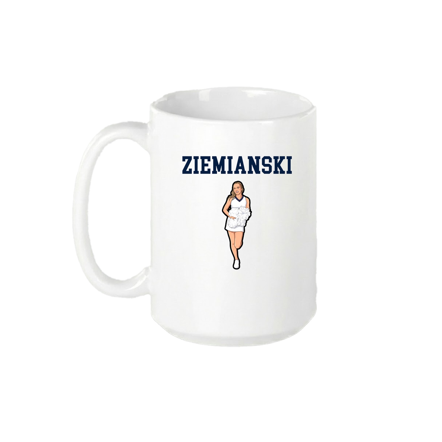 15oz Coffee Mug — Shirsey in White