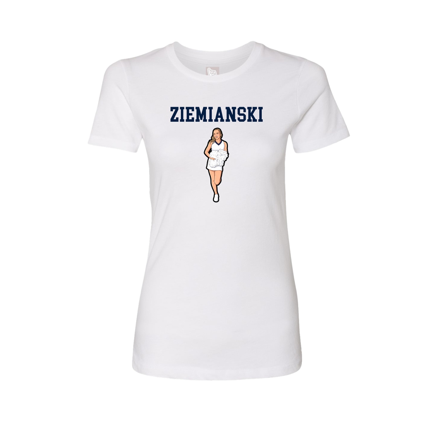Fitted Women's Tee — Shirsey in White