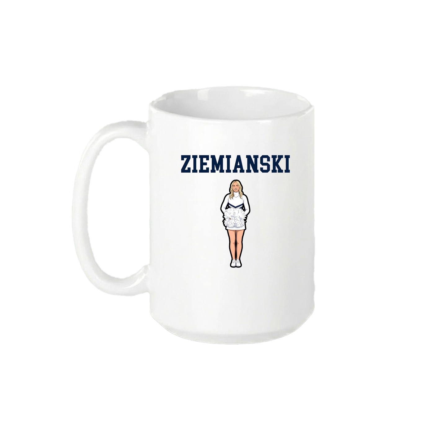 15oz Coffee Mug — Shirsey in White
