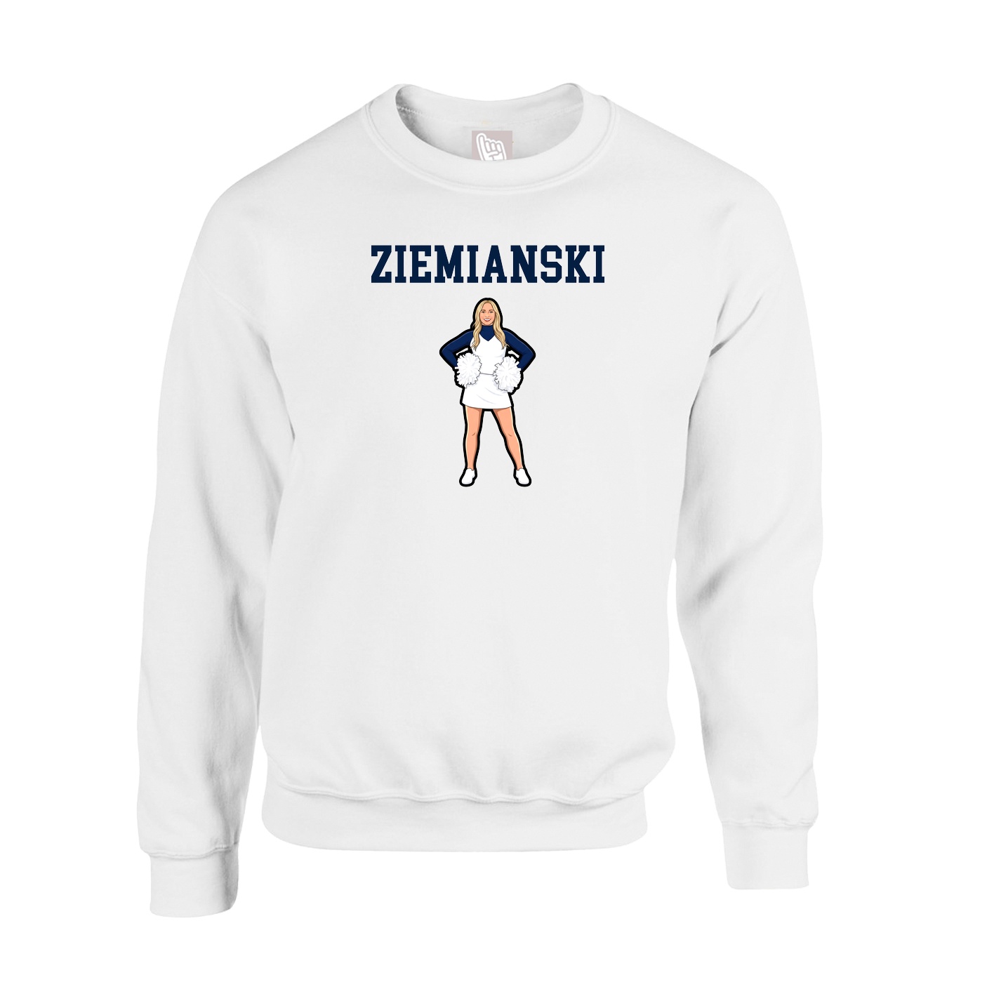 Fleece Crew — Shirsey in White