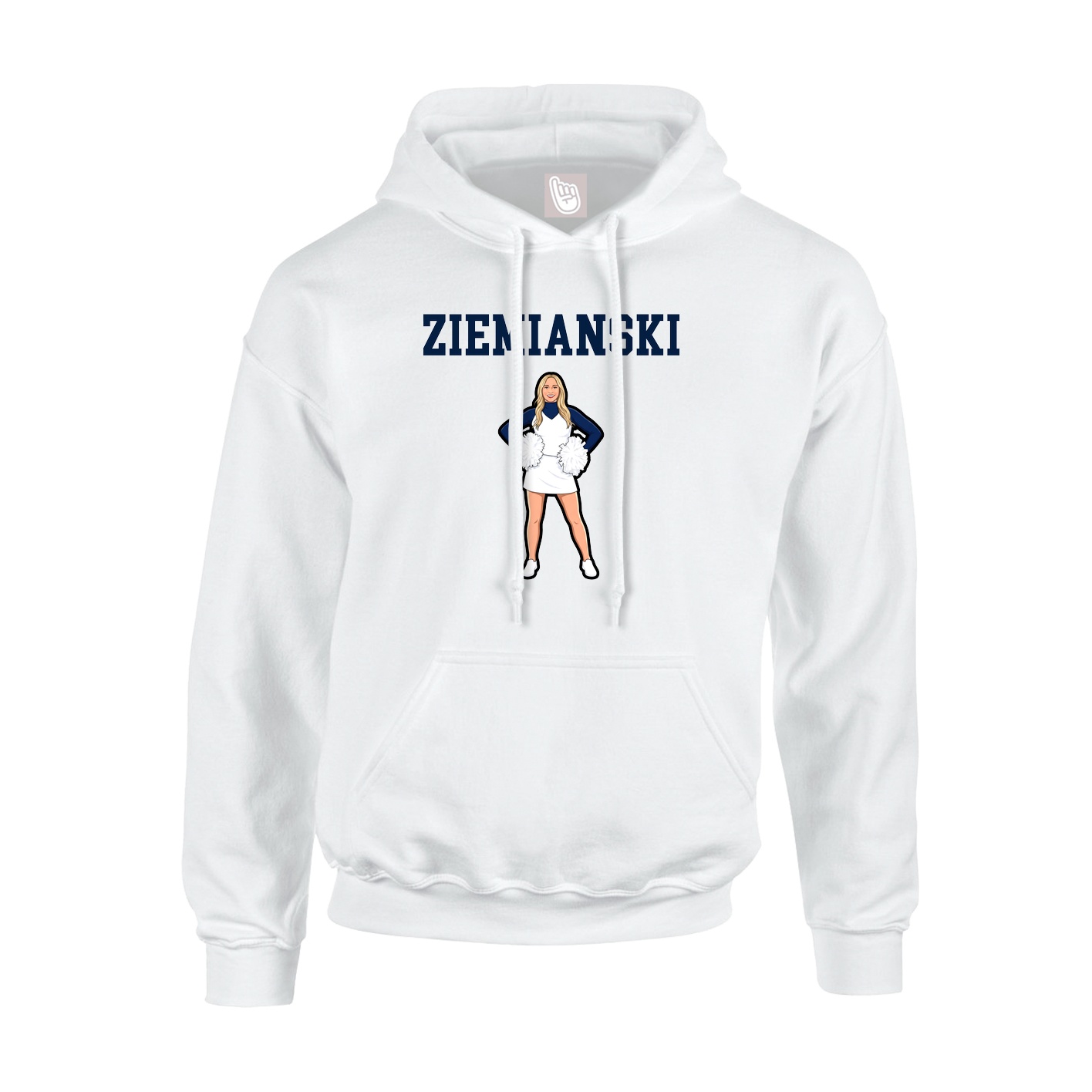 Youth Hoodie — Shirsey in White