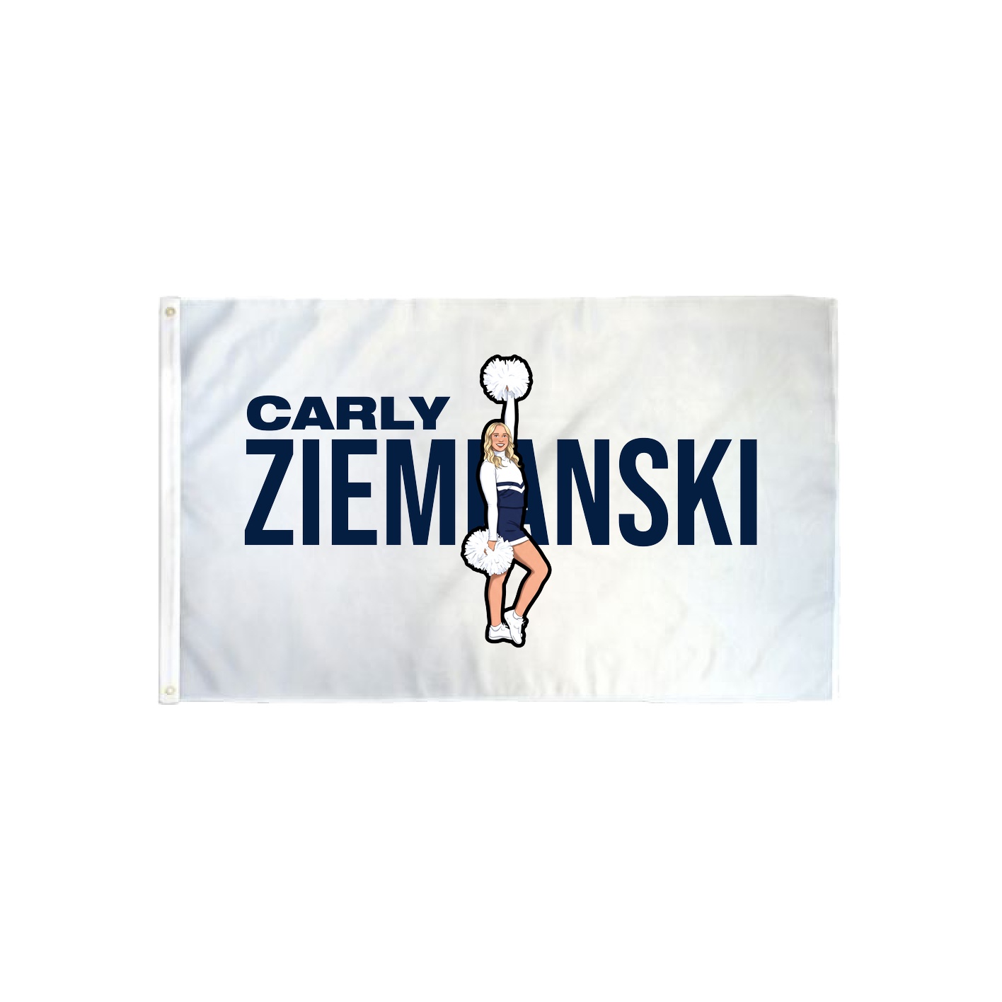 3x5 Flag — Player Name in Classic