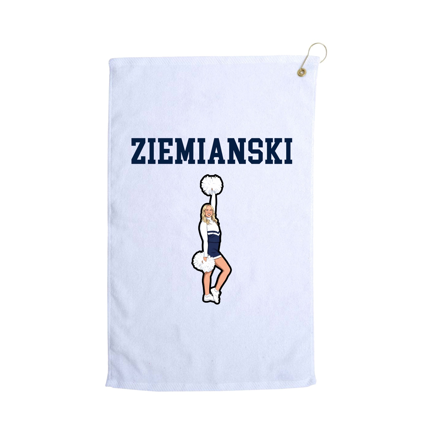 Golf Towel — Shirsey in White