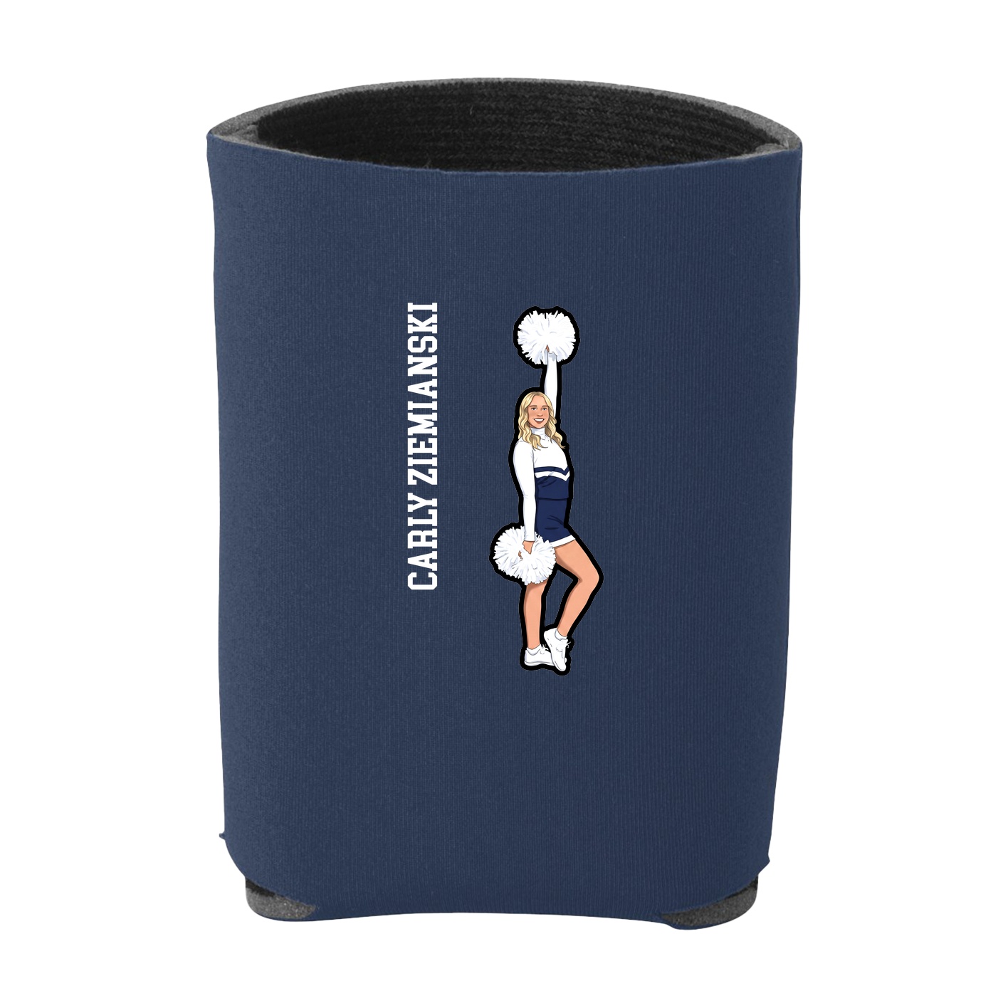 Can Holder — Name Vertical in Navy