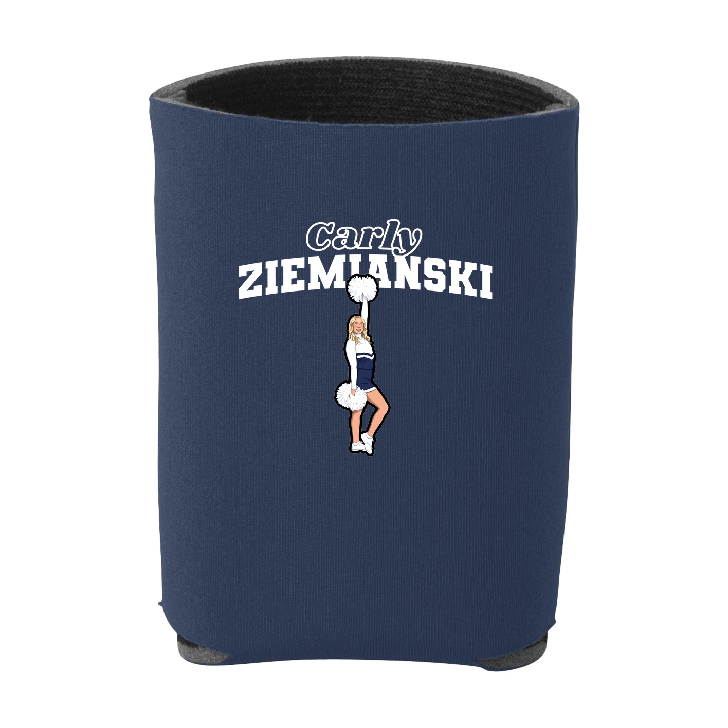 Can Holder — Name Arch in Navy