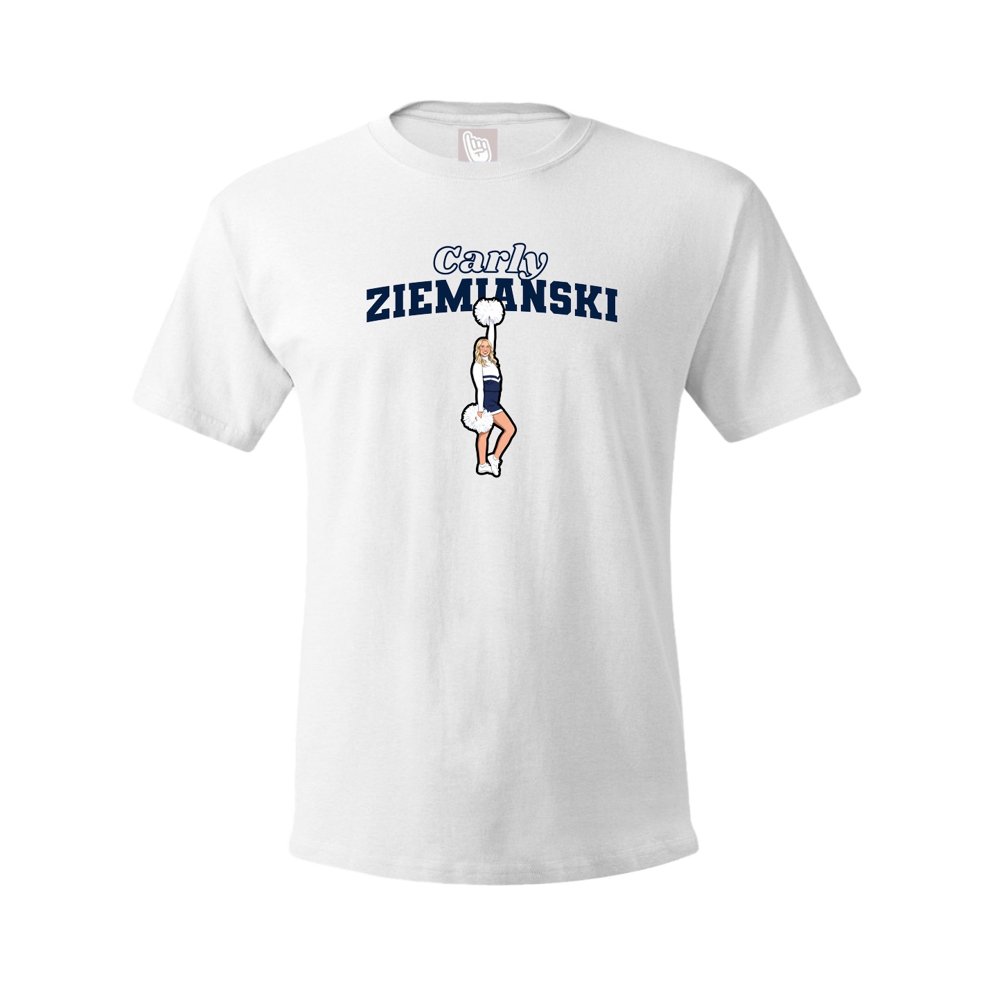 Tee — Name Arch in White