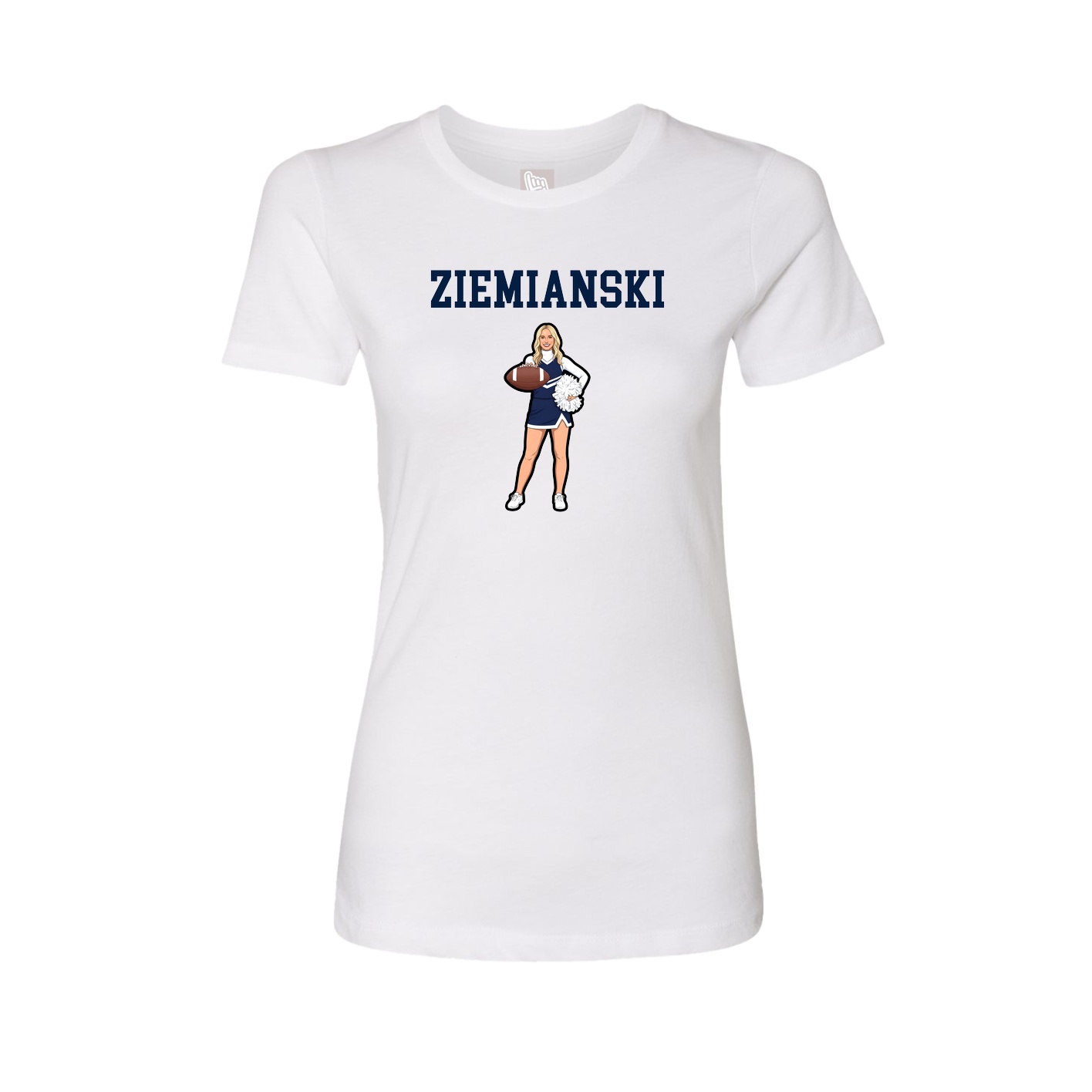 Fitted Women's Tee — Shirsey in White