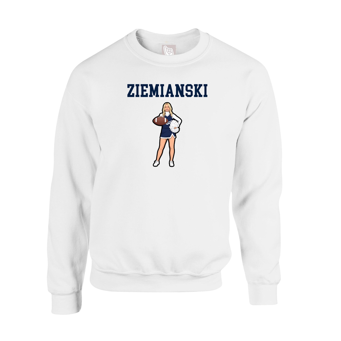 Fleece Crew — Shirsey in White