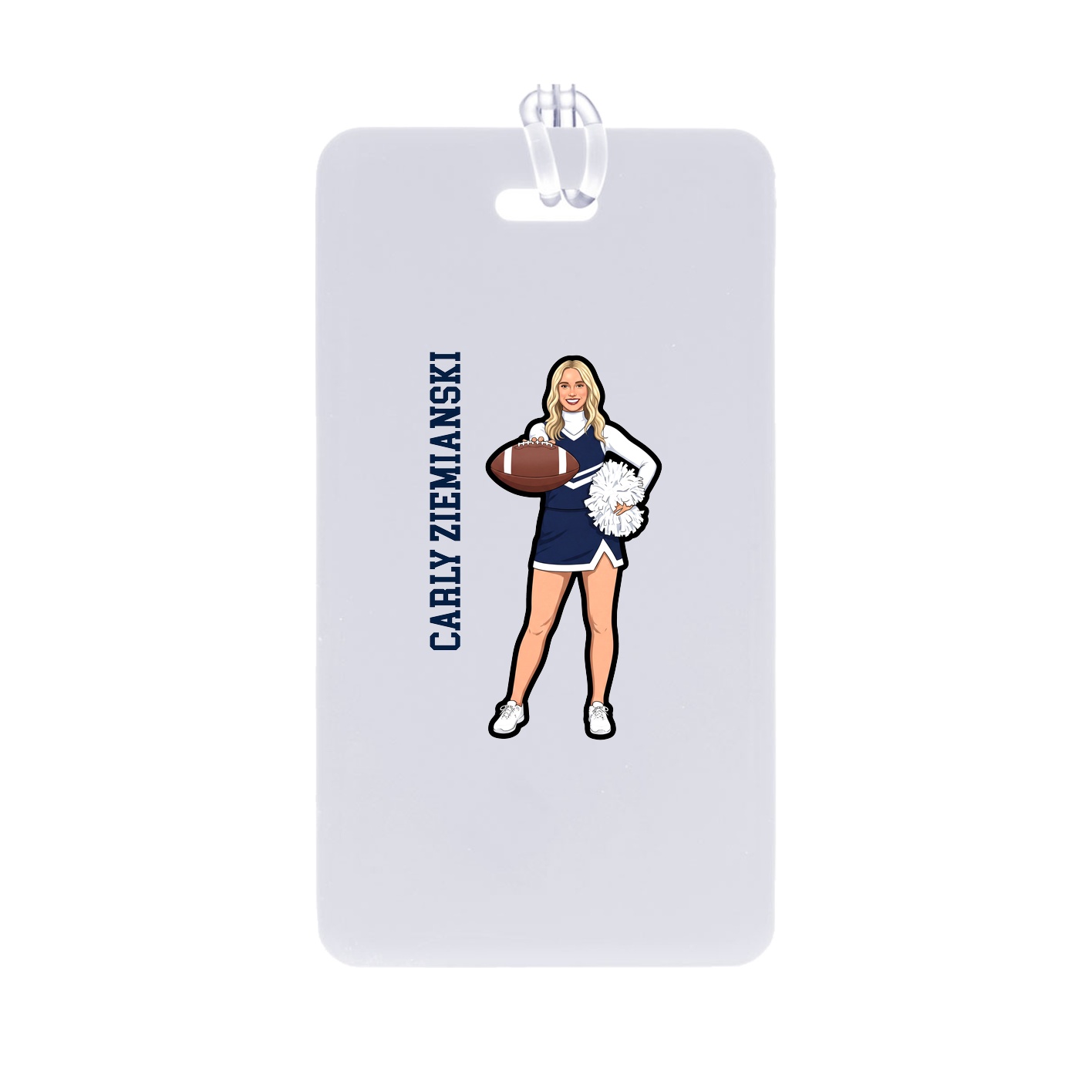 Bag Tag — Name Vertical in Classic