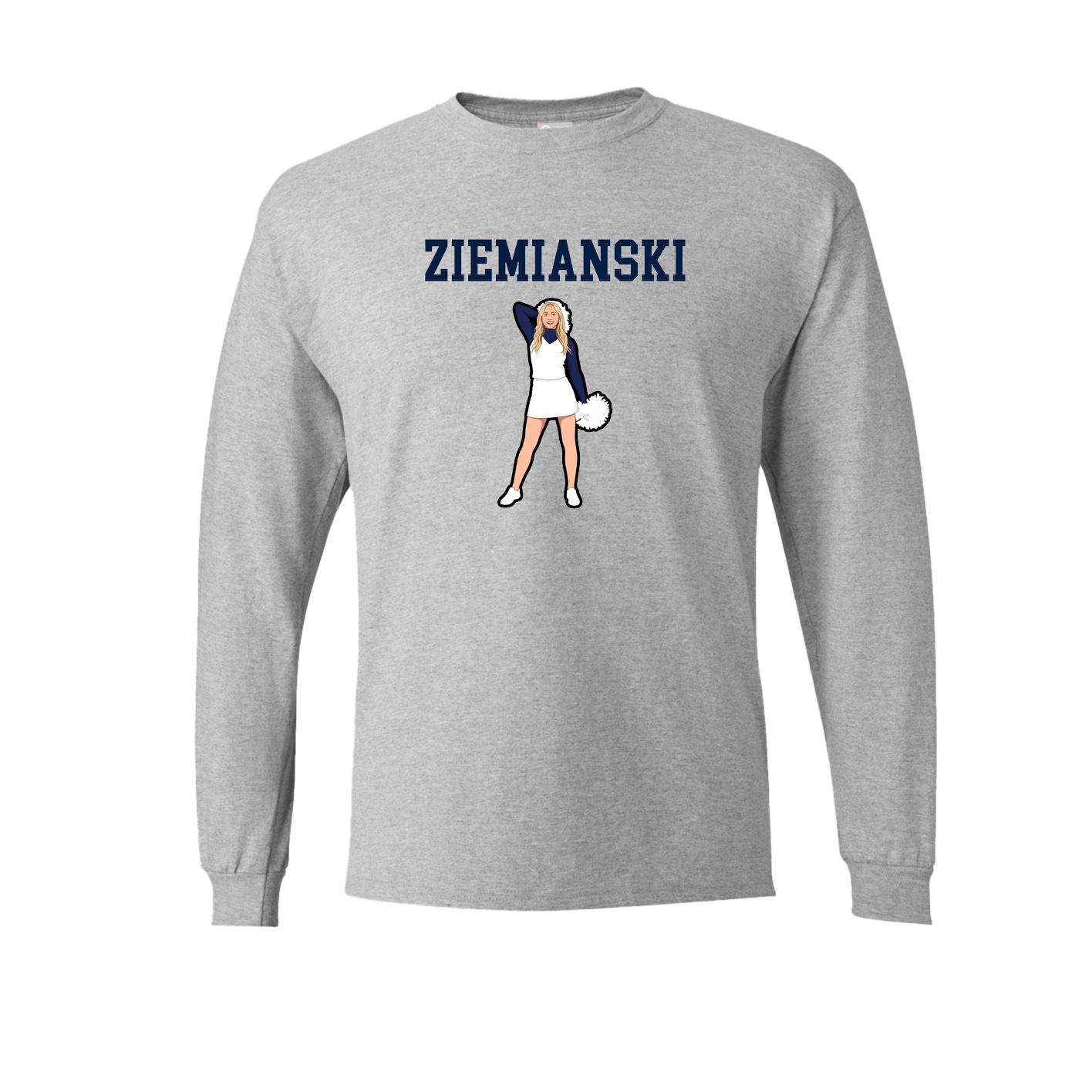 Long Sleeve Tee — Shirsey in Grey