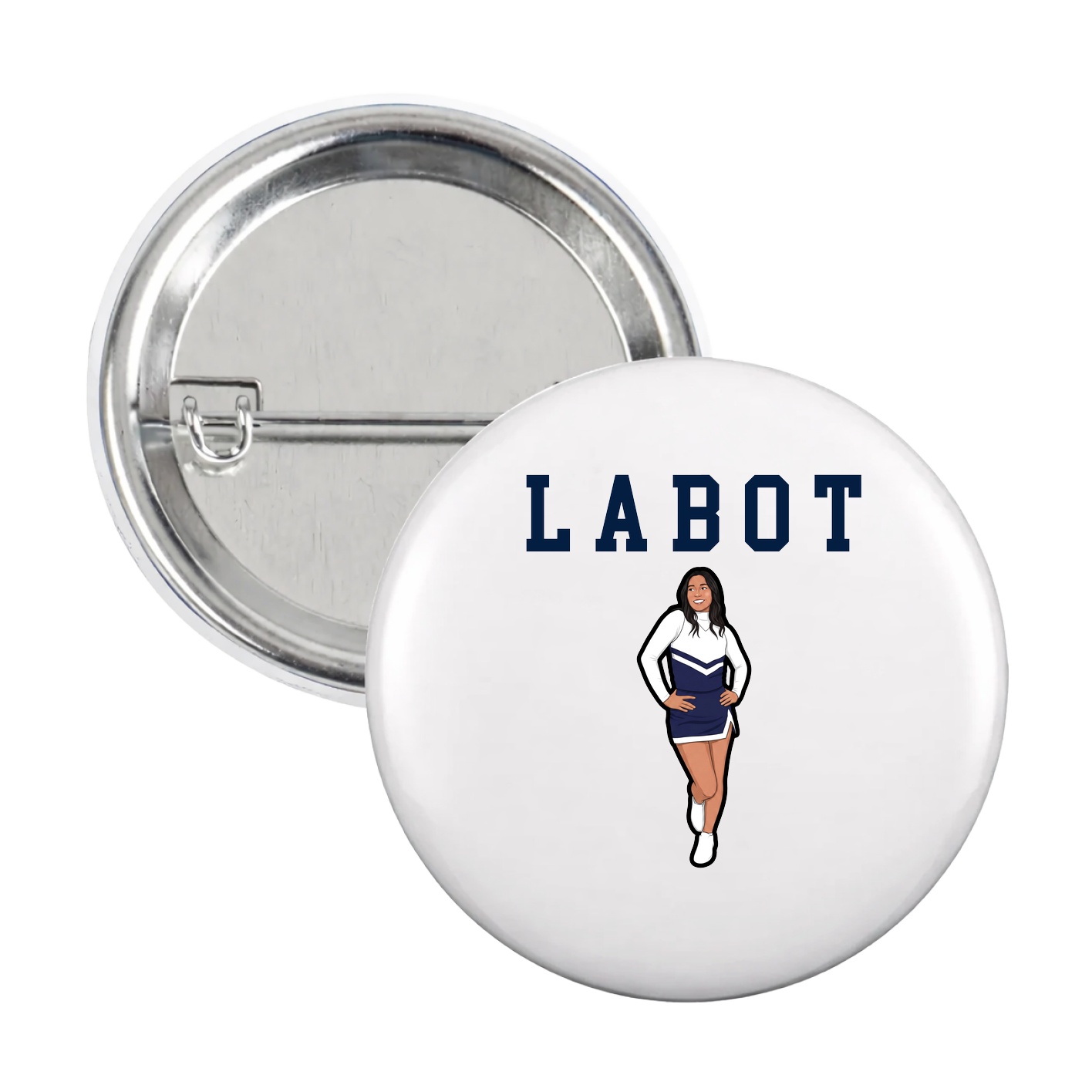 Game Day Button — Shirsey in White